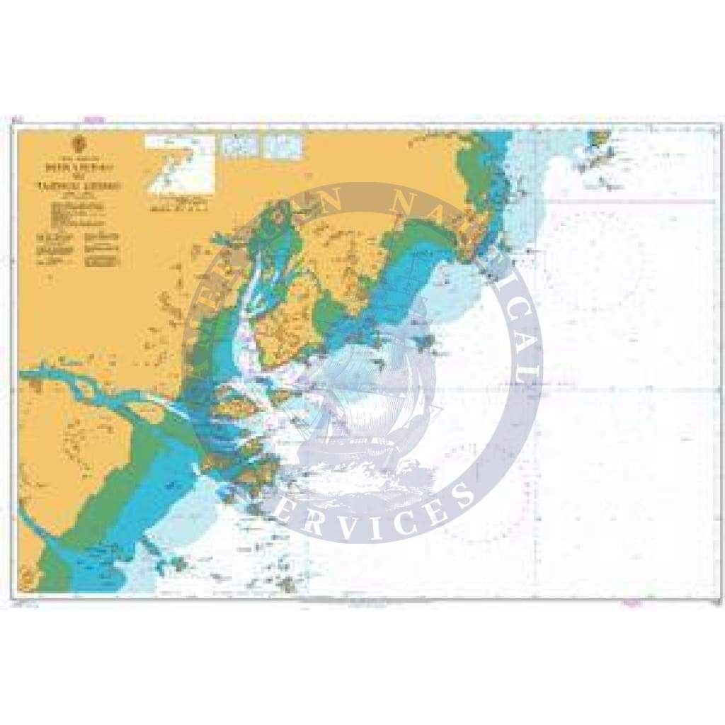 British Admiralty Nautical Chart  1721: China - Dong Hai, Beiji Liedao to Taizhou Liedao