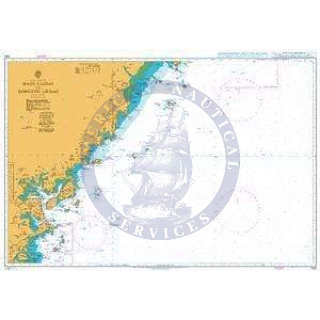 British Admiralty Nautical Chart 1754: China - Dong Hai, Mazu Liedao to Dongtou Liedao