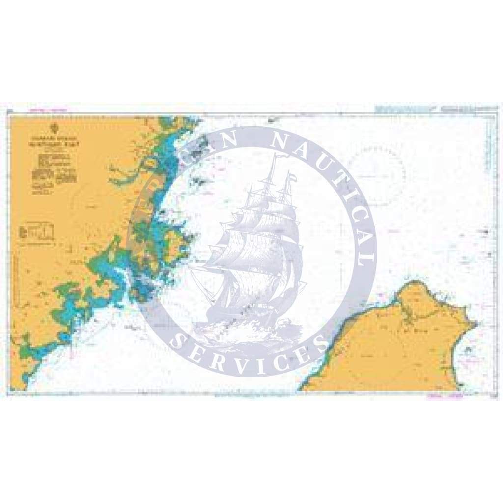 British Admiralty Nautical Chart 1761: Taiwan Strait Northern Part