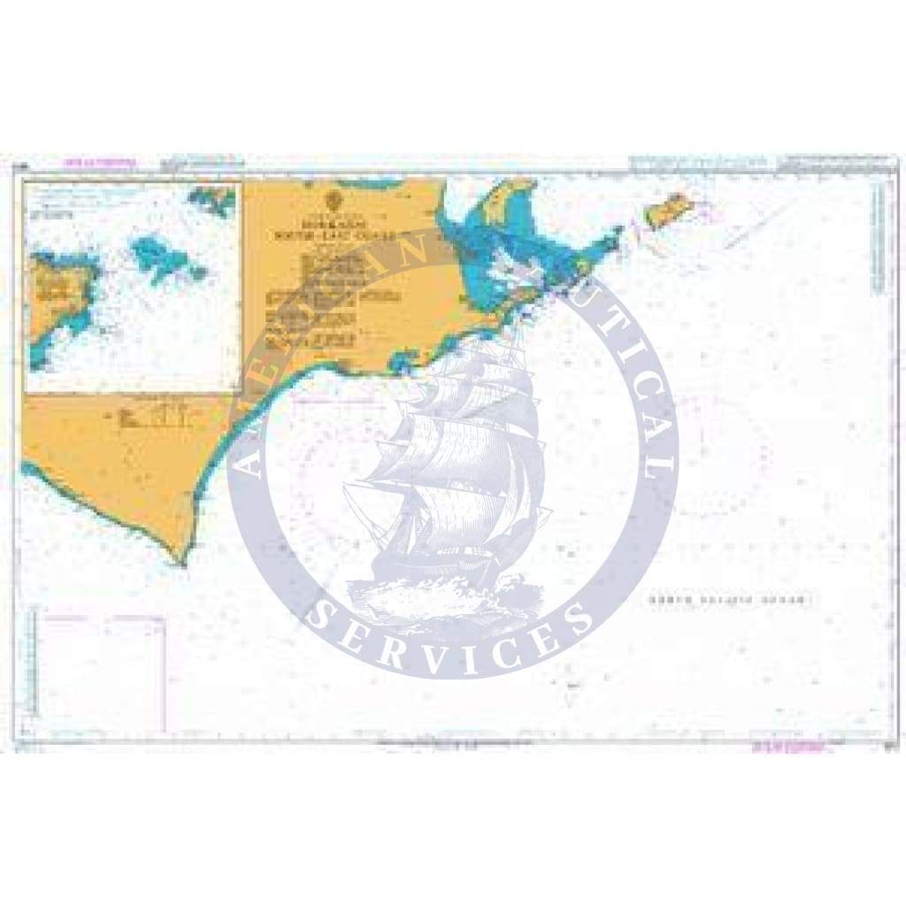 British Admiralty Nautical Chart 1803: Hokkaido - South-East Coast