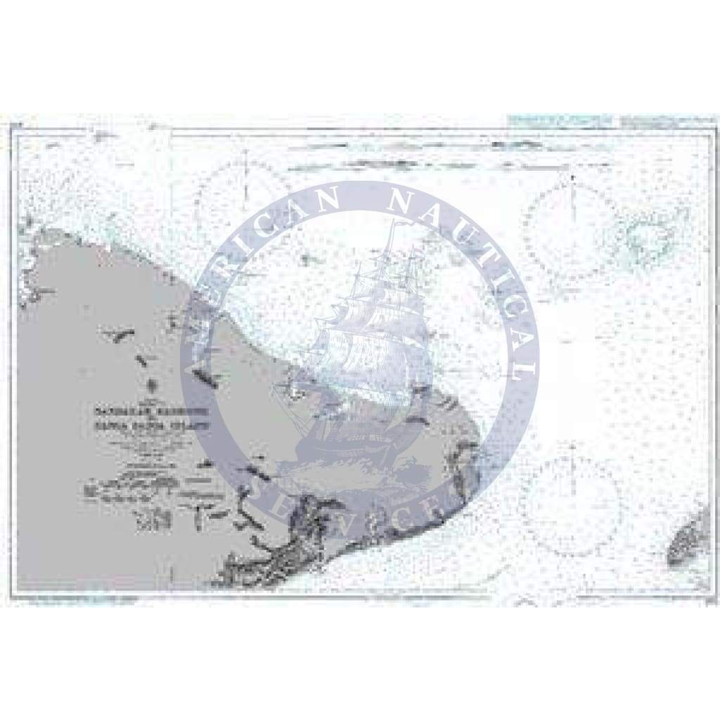 British Admiralty Nautical Chart 1868: Sandakan Harbour to Sanga Sanga Island