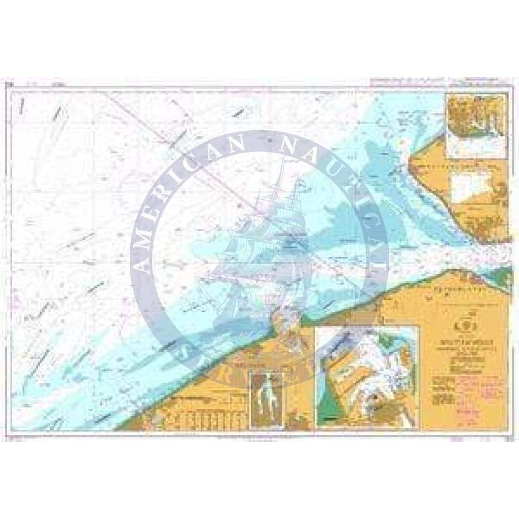 British Admiralty Nautical Chart 1874: North Sea, Westerschelde, Oostende to Westkapelle