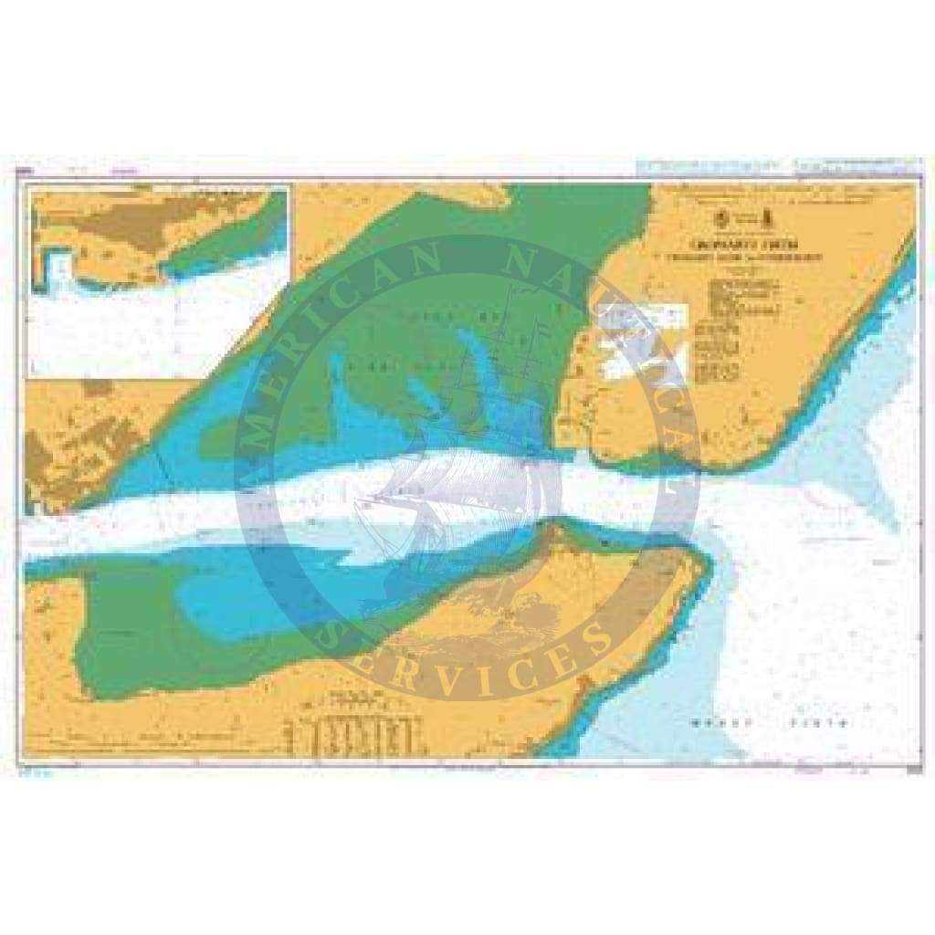 British Admiralty Nautical Chart 1889: Scotland - East Coast, Cromarty Firth, Cromarty to Invergordon