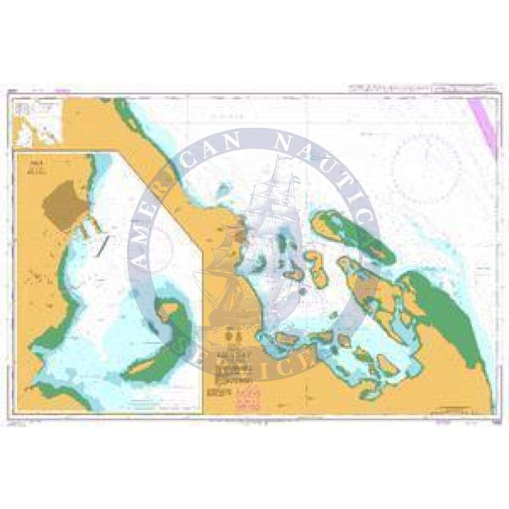 British Admiralty Nautical Chart 1926: Aseb Bay