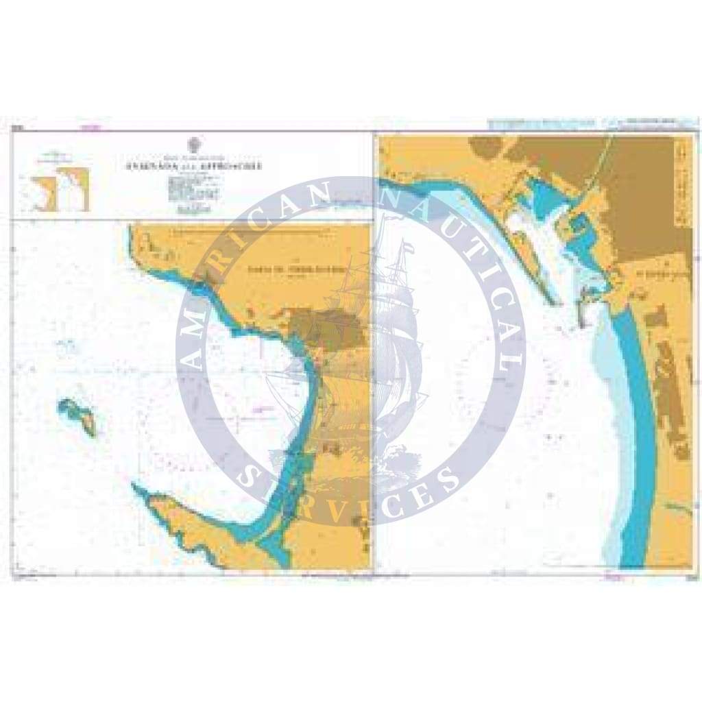 British Admiralty Nautical Chart 1938: Ensenada and Approaches A Bahia de Todos Santos
