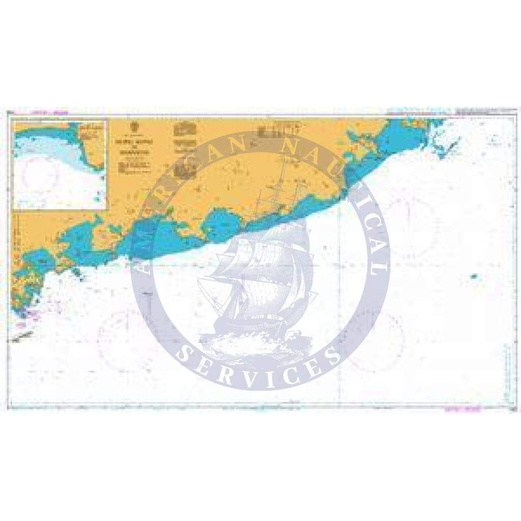 British Admiralty Nautical Chart 1962: Hong Kong to Shantou