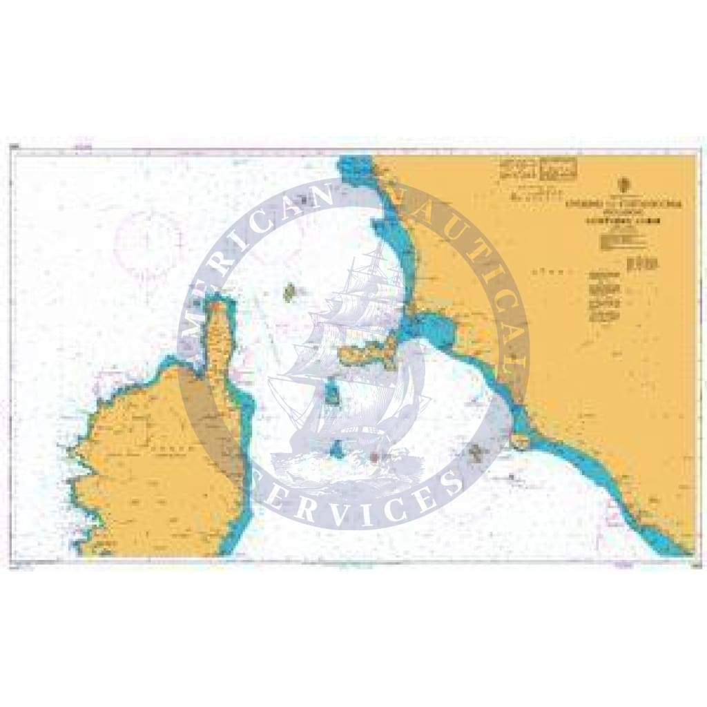 British Admiralty Nautical Chart 1999: Mediterranean Sea, Livorno to Civitavecchia including Northern Corse