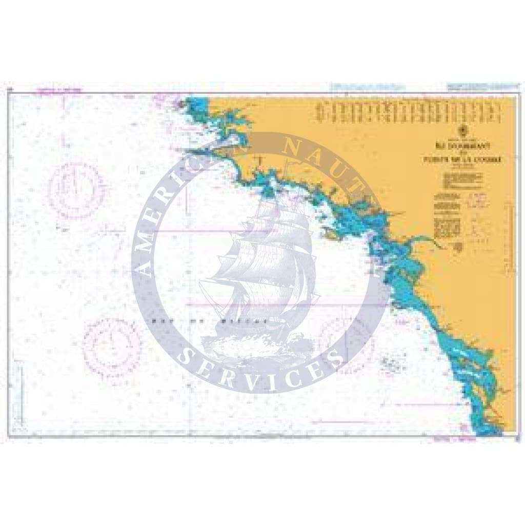British Admiralty Nautical Chart 20: France – West Coast, Île d'Ouessant to Pointe de la Coubre