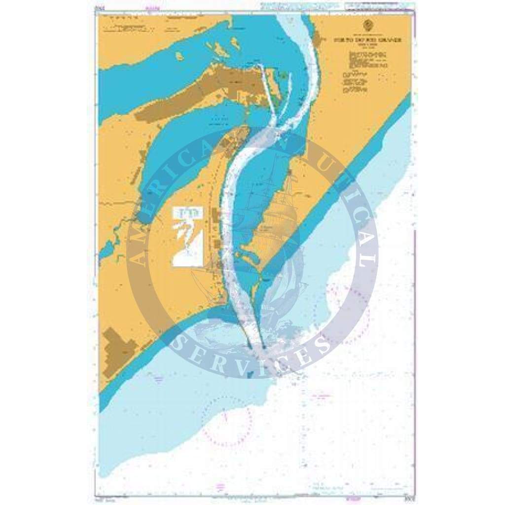 British Admiralty Nautical Chart 2002: Porto do Rio Grande