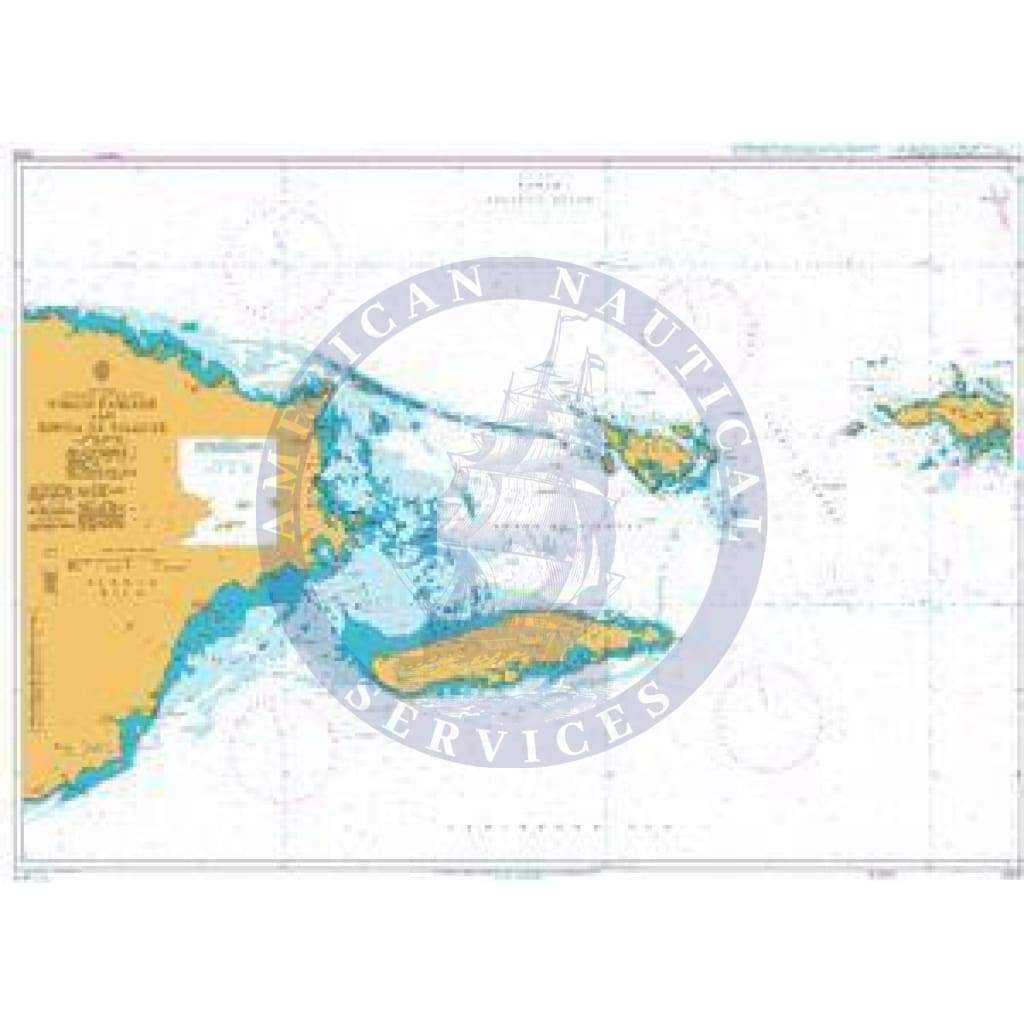 British Admiralty Nautical Chart 2003: Virgin Passage and Sonda de Vieques