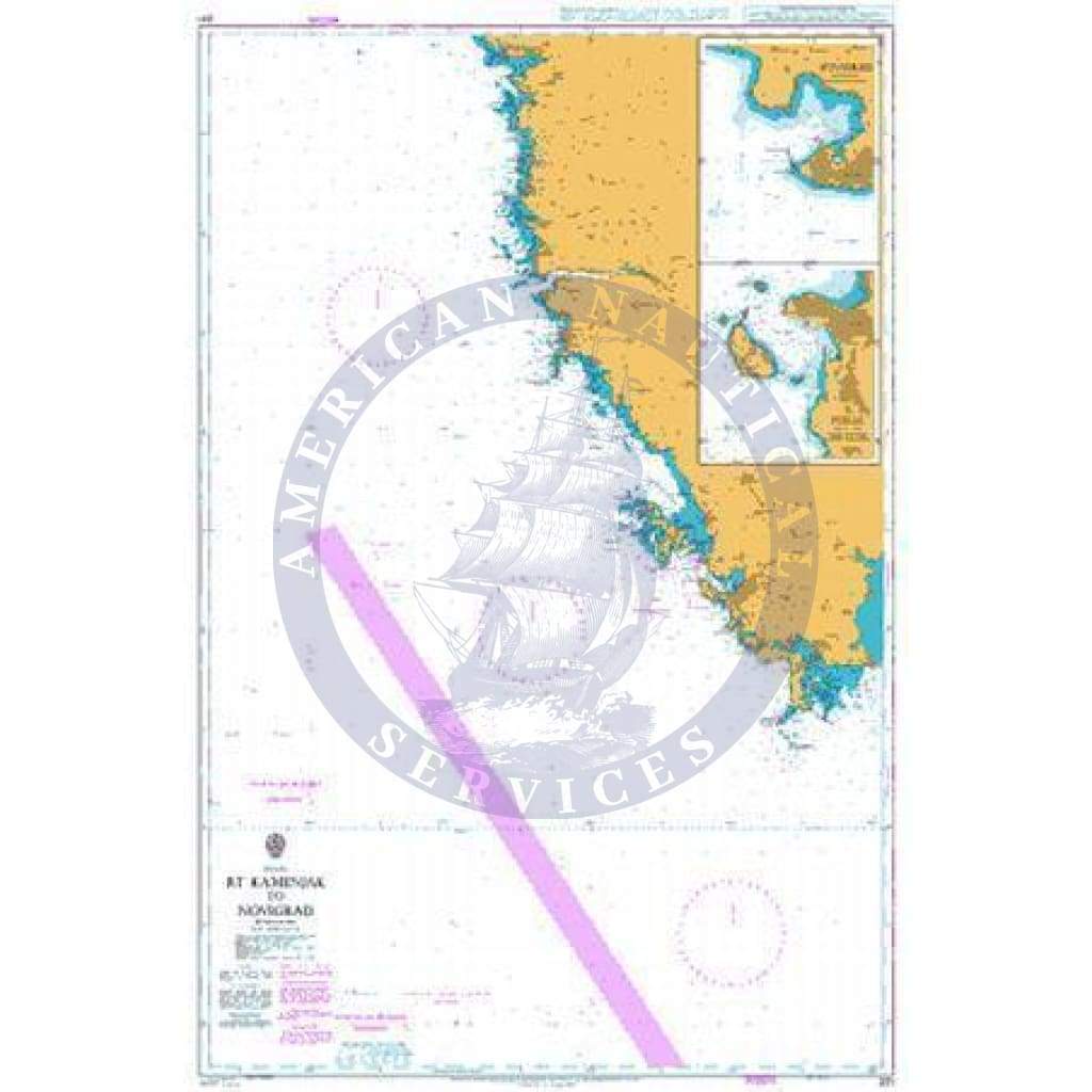 British Admiralty Nautical Chart 201: Croatia, Rt Kamenjak to Novigrad