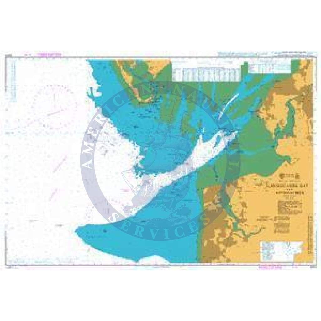 British Admiralty Nautical Chart 2010: England – West Coast, Morecambe Bay and Approaches