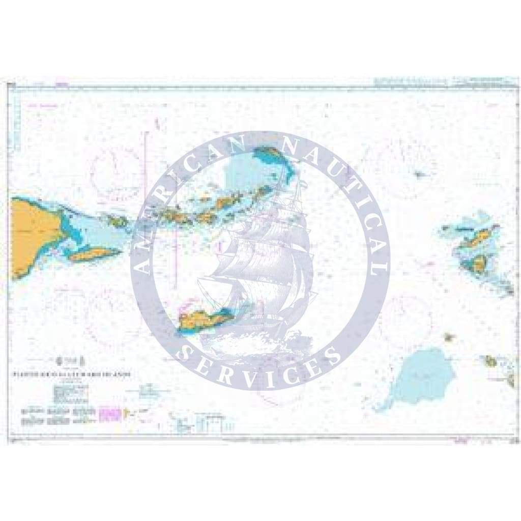 British Admiralty Nautical Chart 2016: Puerto Rico to Leeward Islands