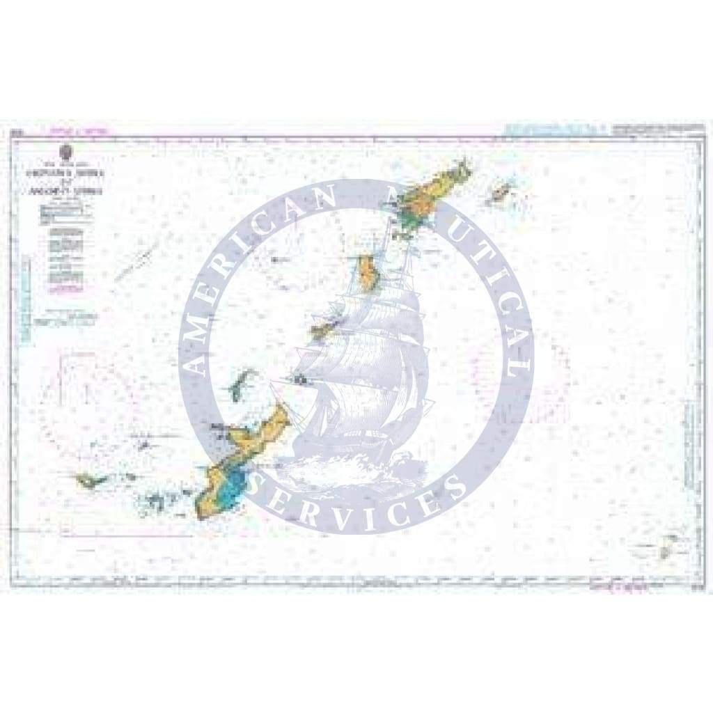 British Admiralty Nautical Chart 2024: Okinawa Shima to Amami-O Shima