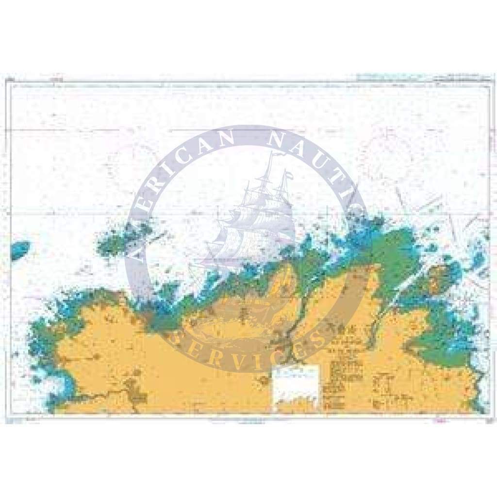 British Admiralty Nautical Chart 2027: Ile Grande to Ile de Brehat