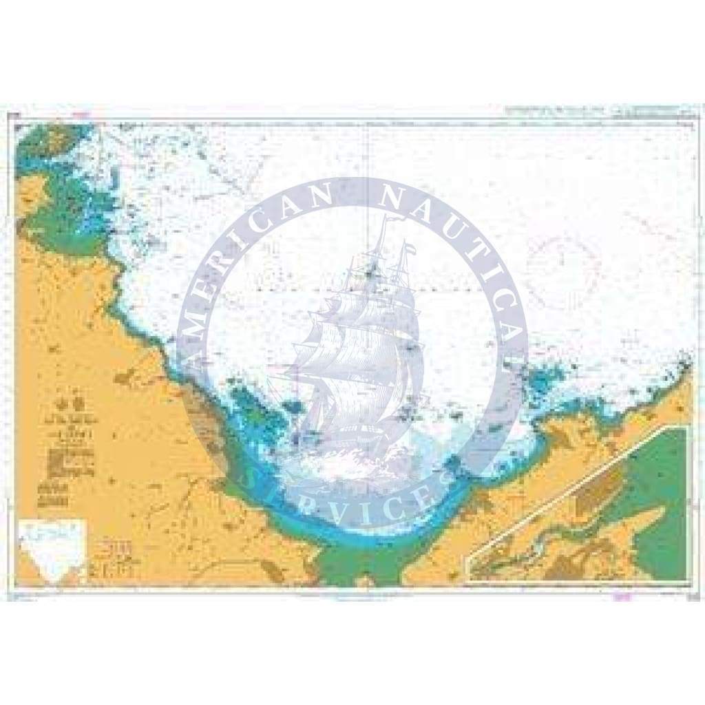 British Admiralty Nautical Chart 2029: Ile de Brehat to Cap Frehel