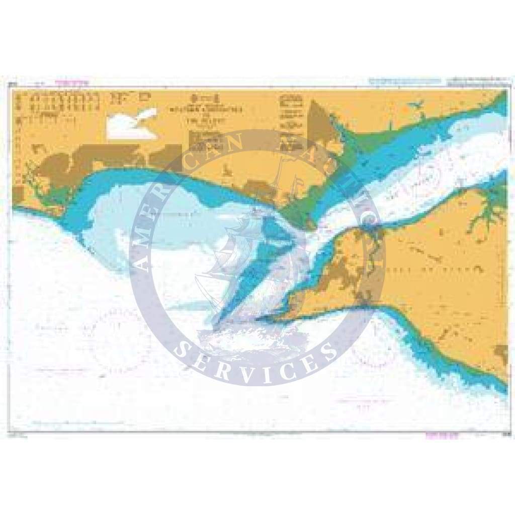 British Admiralty Nautical Chart 2035: Western Approaches to The Solent
