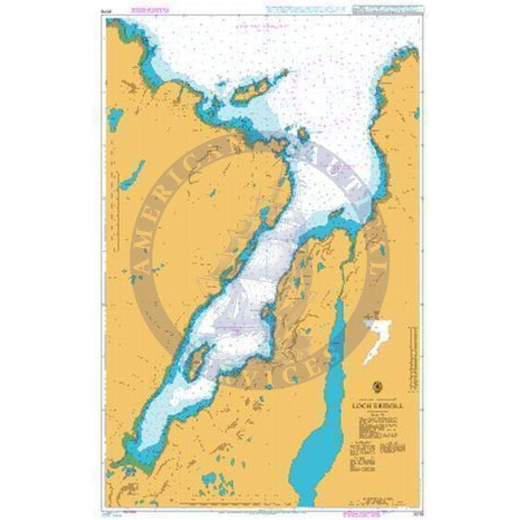 British Admiralty Nautical Chart 2076: Loch Eriboll