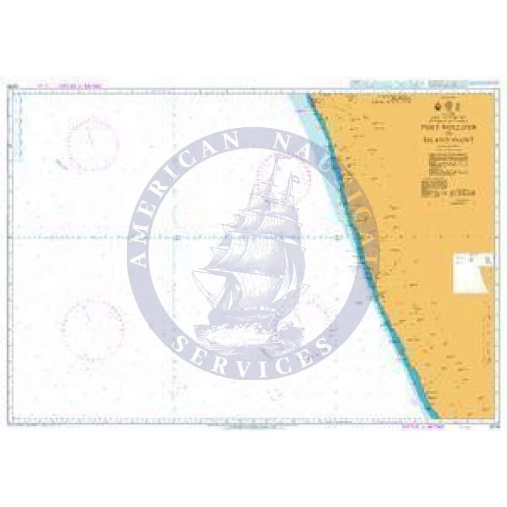 British Admiralty Nautical Chart 2078: Port Nolloth to Island Point