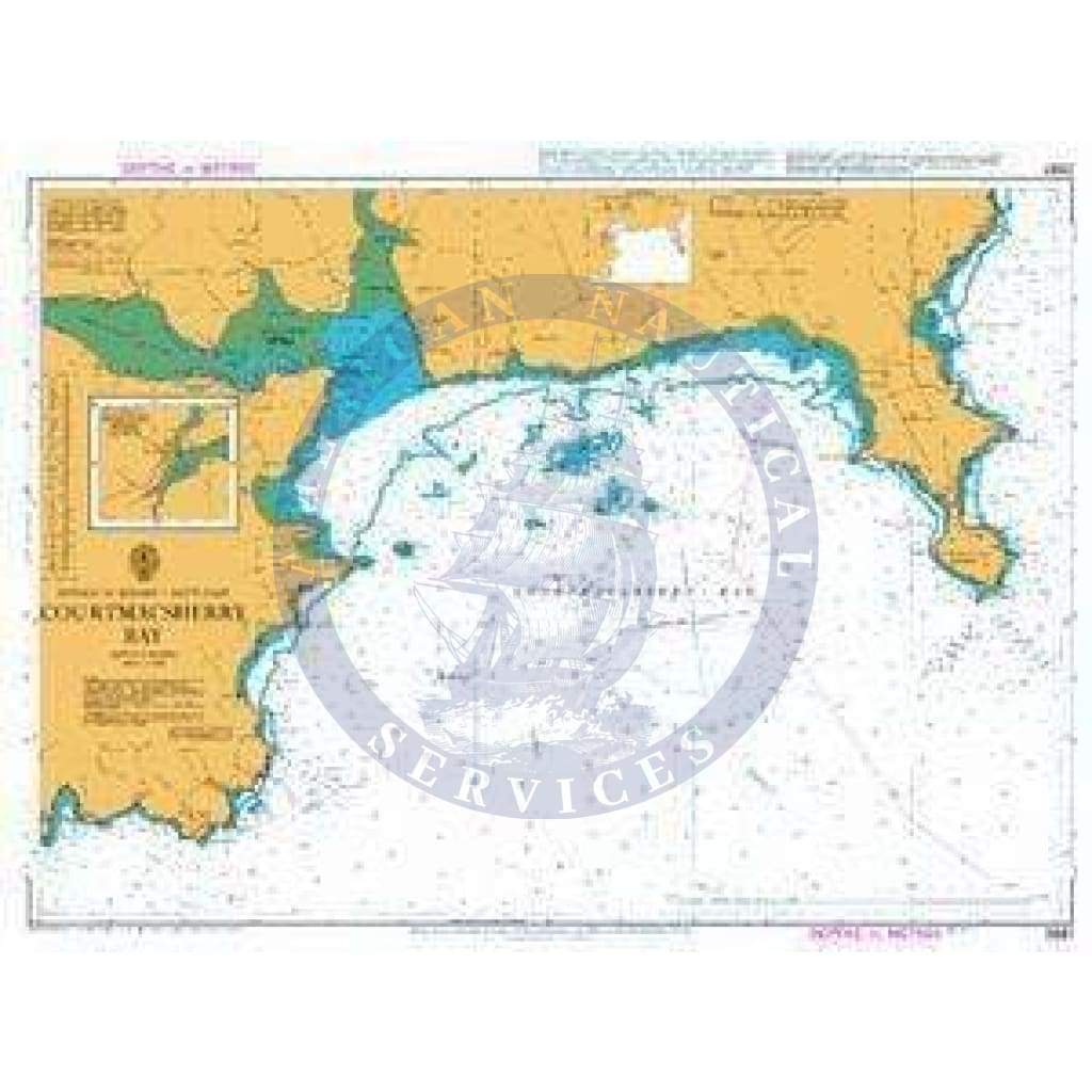 British Admiralty Nautical Chart 2081: Courtmacsherry Bay