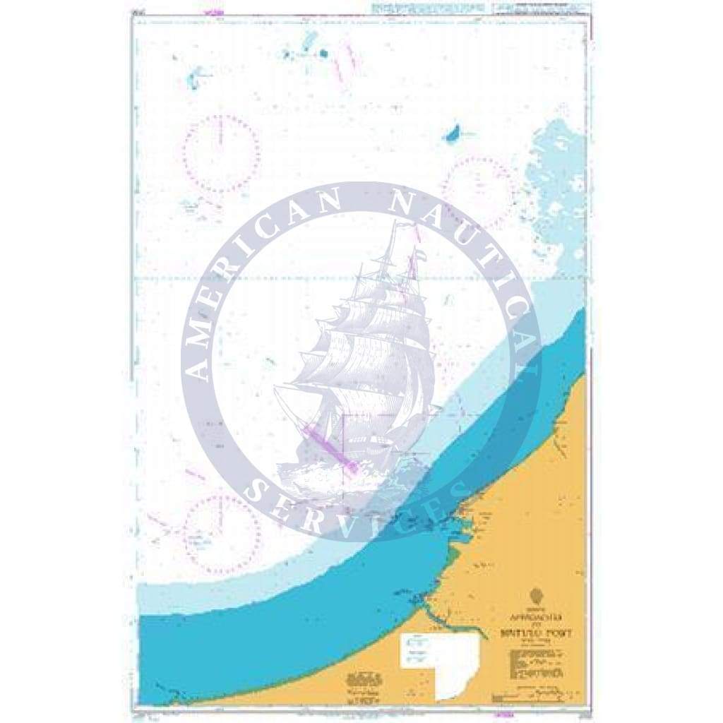 British Admiralty Nautical Chart 2100: Approaches to Bintulu Port