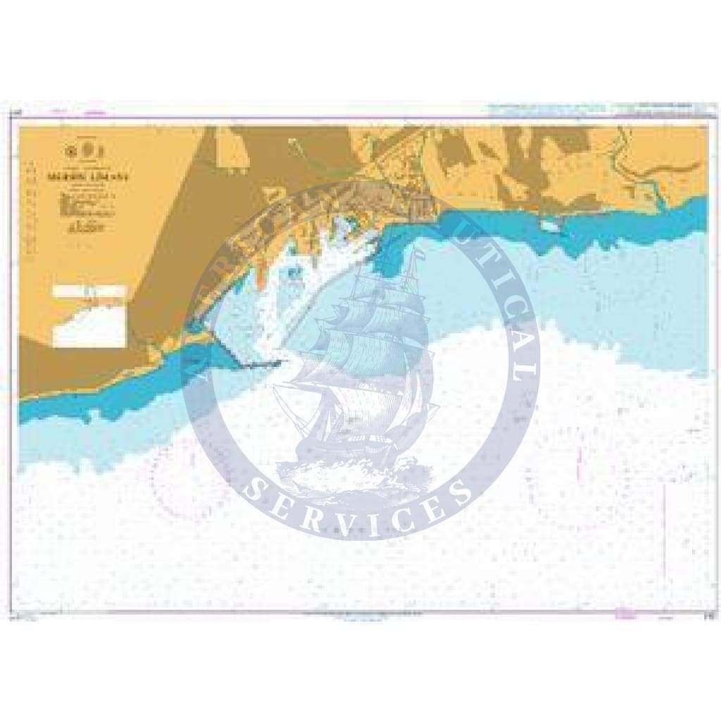 British Admiralty Nautical Chart 2101: Mersin Limani