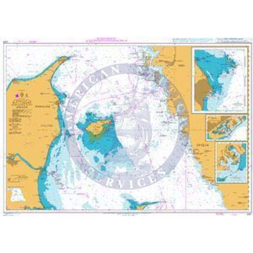 British Admiralty Nautical Chart 2107: Entrance to the Baltic, Kattegat, Northern Part