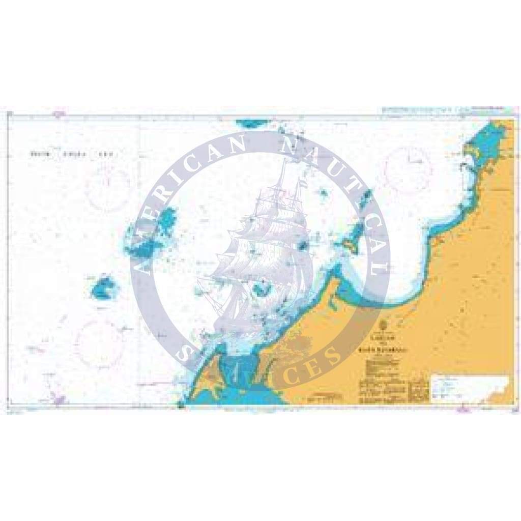 British Admiralty Nautical Chart 2111: Labuan to Kota Kinabalu