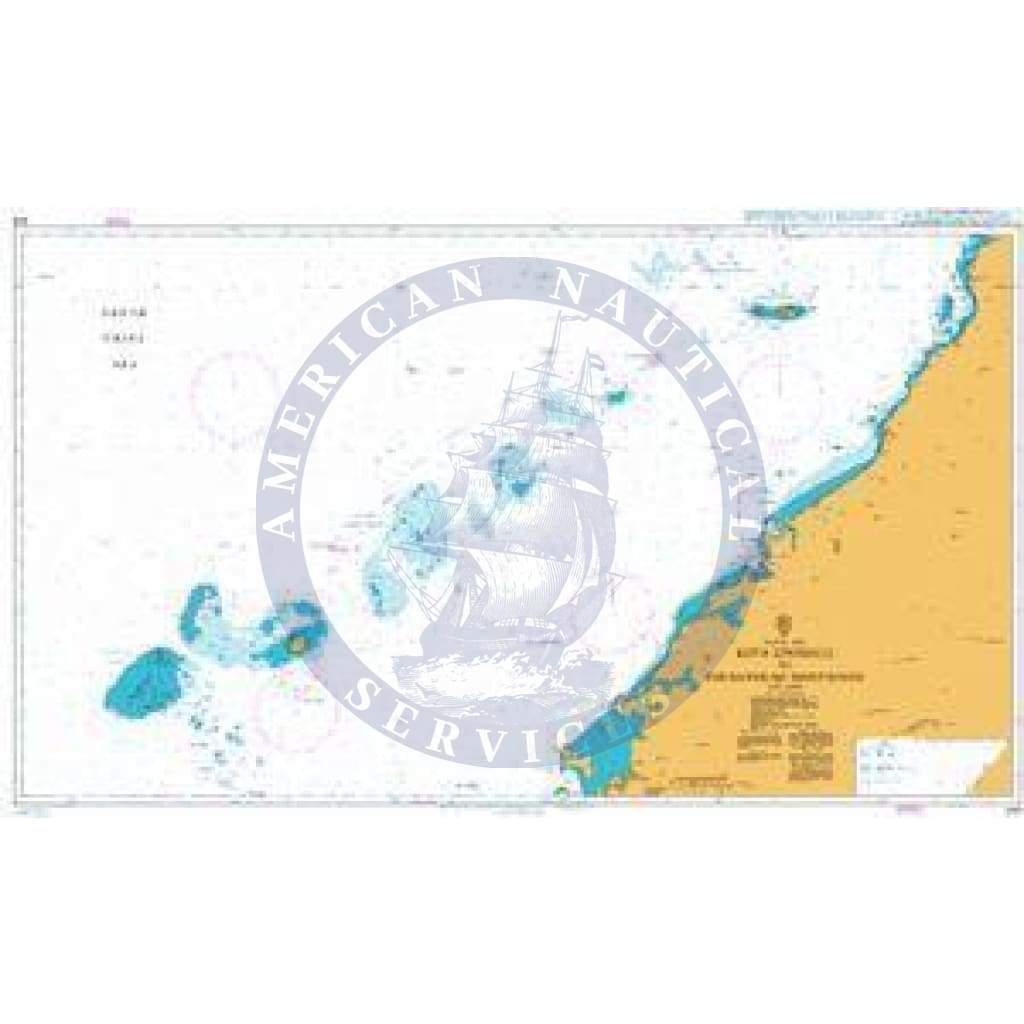British Admiralty Nautical Chart 2112: Kota Kinabalu to Pulau-Pulau Mantanani