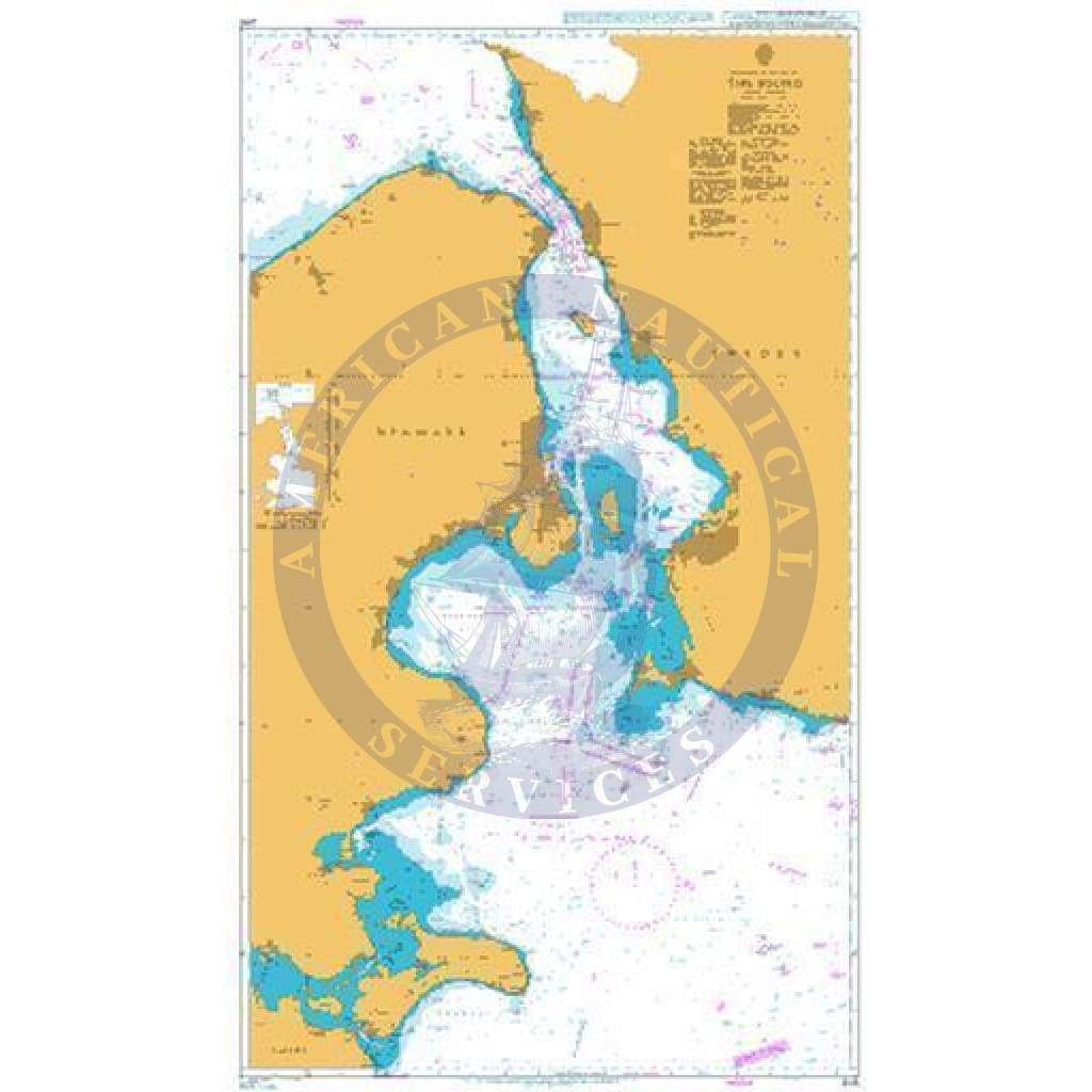 British Admiralty Nautical Chart 2115: The Sound