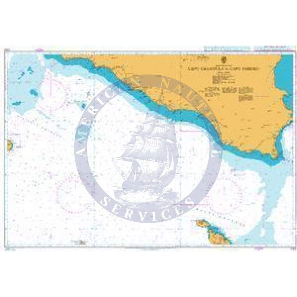 British Admiralty Nautical Chart 2123: Capo Granitola to Capo Passero