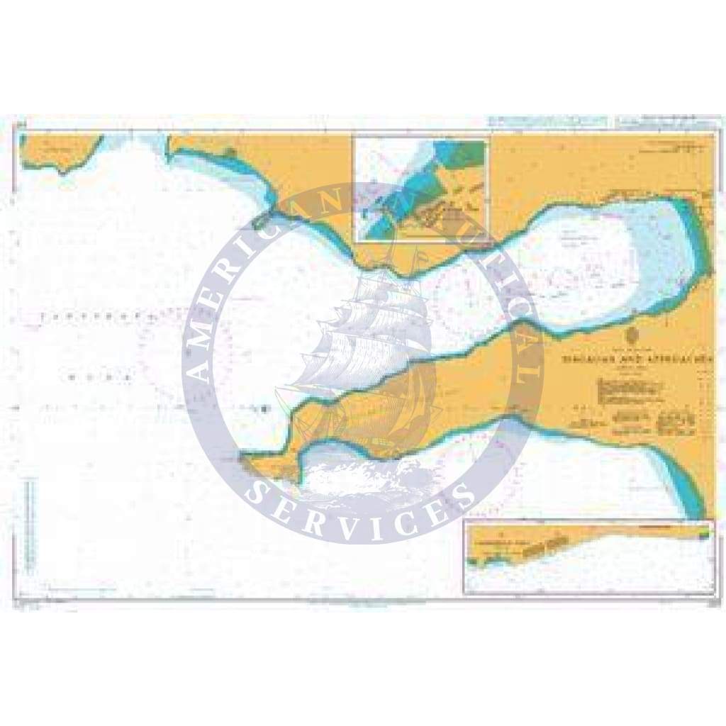 British Admiralty Nautical Chart 2127: Magadan and Approaches