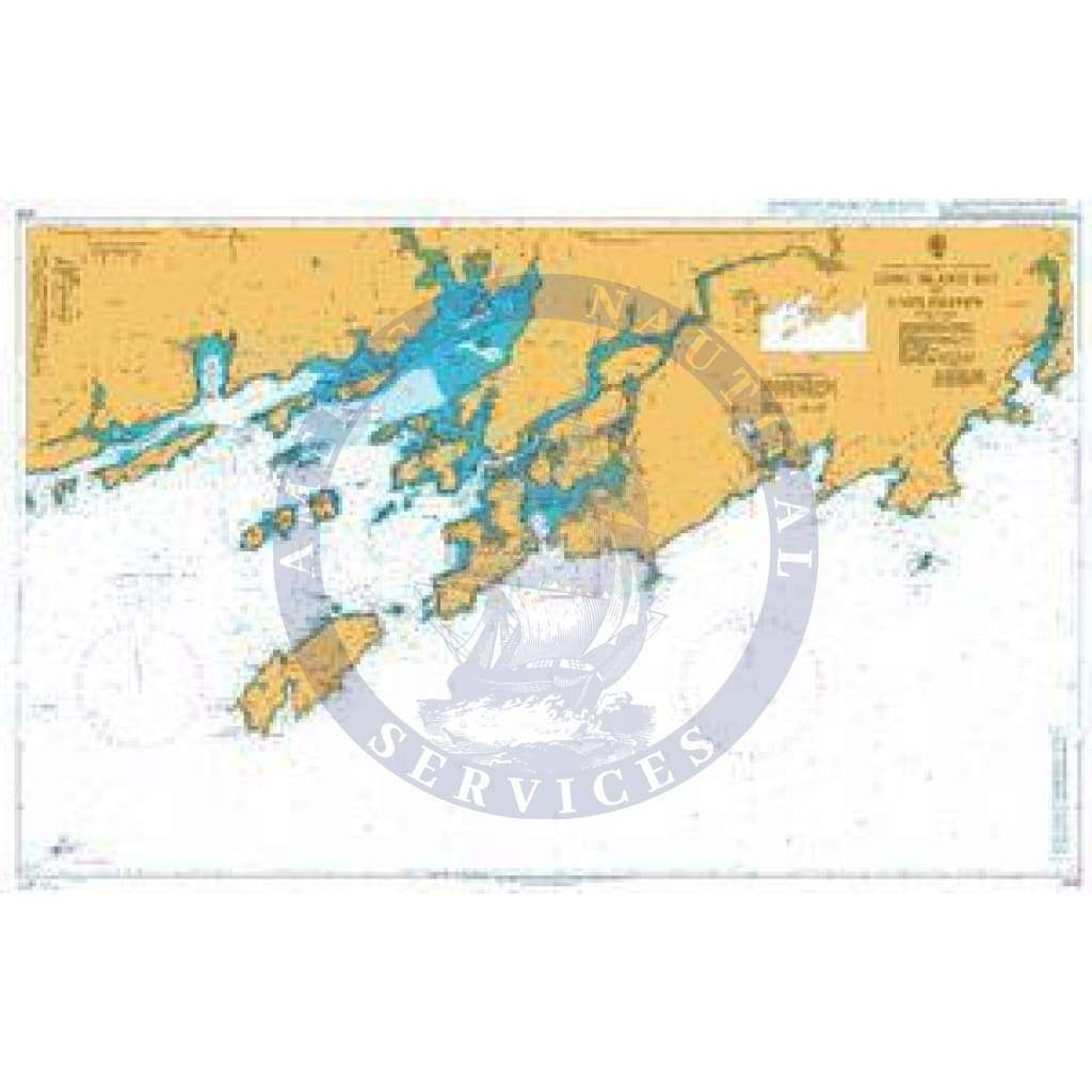 British Admiralty Nautical Chart 2129: Long Island Bay to Castlehaven