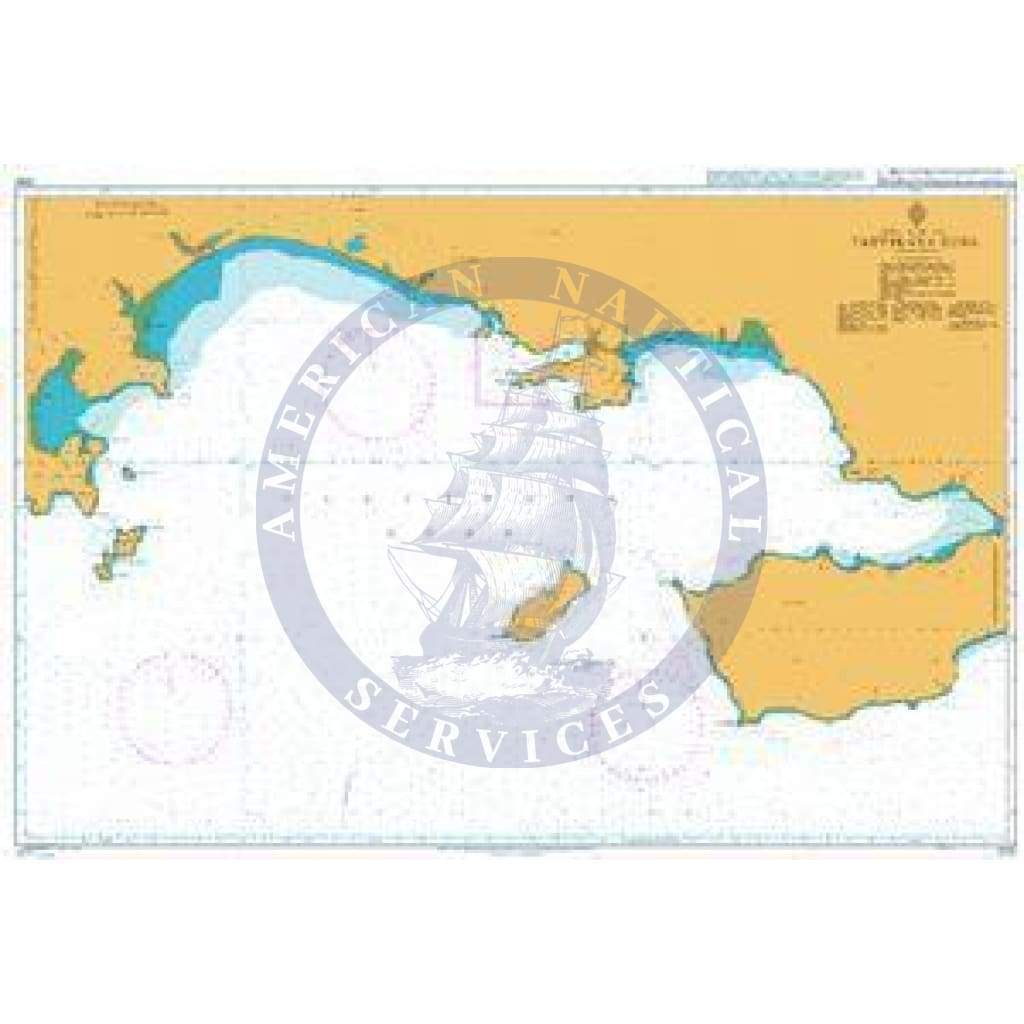 British Admiralty Nautical Chart 2130: Tauyskaya Guba