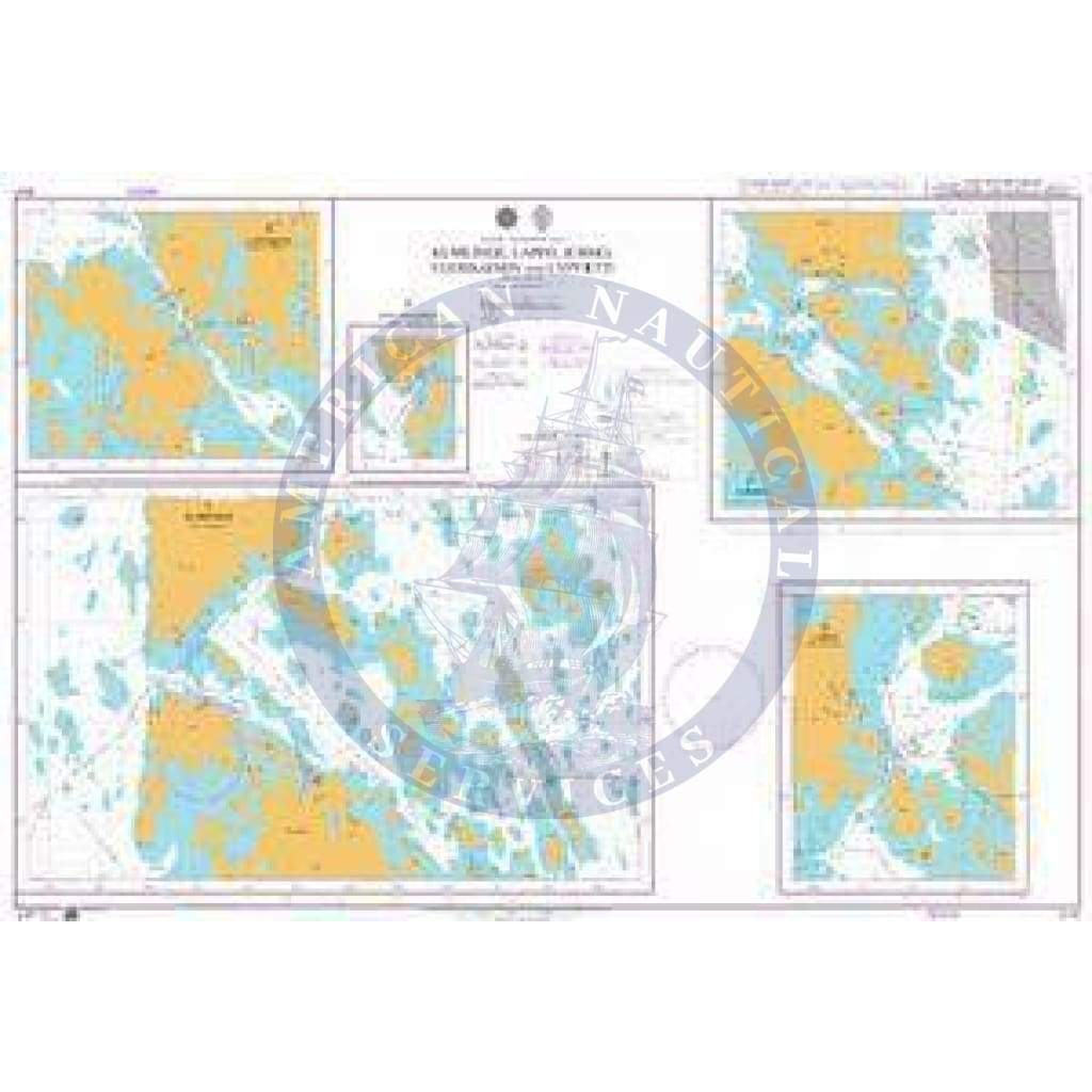 British Admiralty Nautical Chart 2147: Finland - South West Coast, Kumlinge, Lappo, Jurmo, Vuosnainen and Lypyrtti