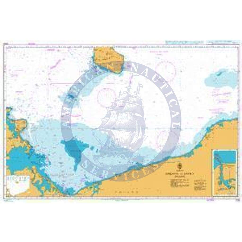 British Admiralty Nautical Chart  2150: Baltic Sea, Arkona to Ustka. Kołobrzeg