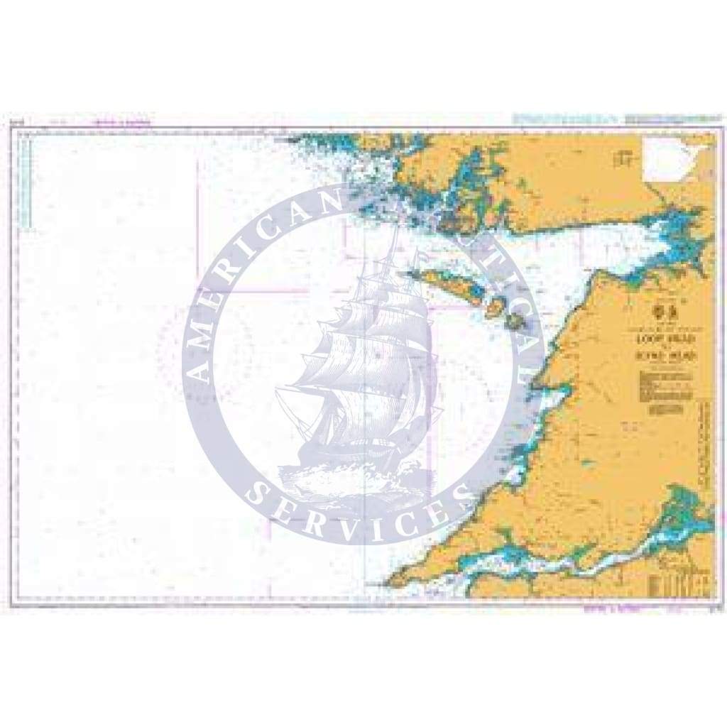 British Admiralty Nautical Chart 2173: Loop Head to Slyne Head