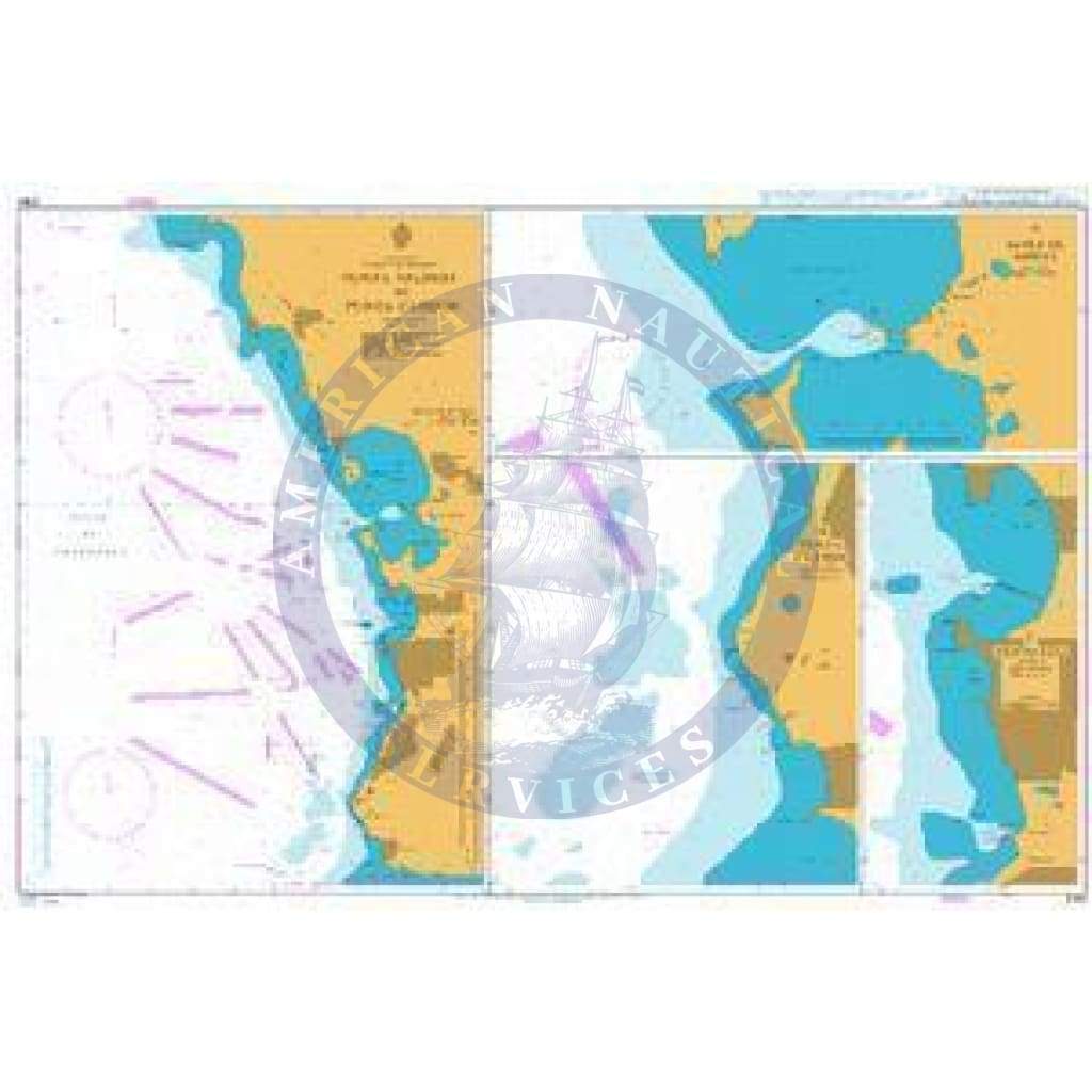 British Admiralty Nautical Chart  2190: Venezuela, Península de Paraguaná, Punta Salinas to Punta Cardón