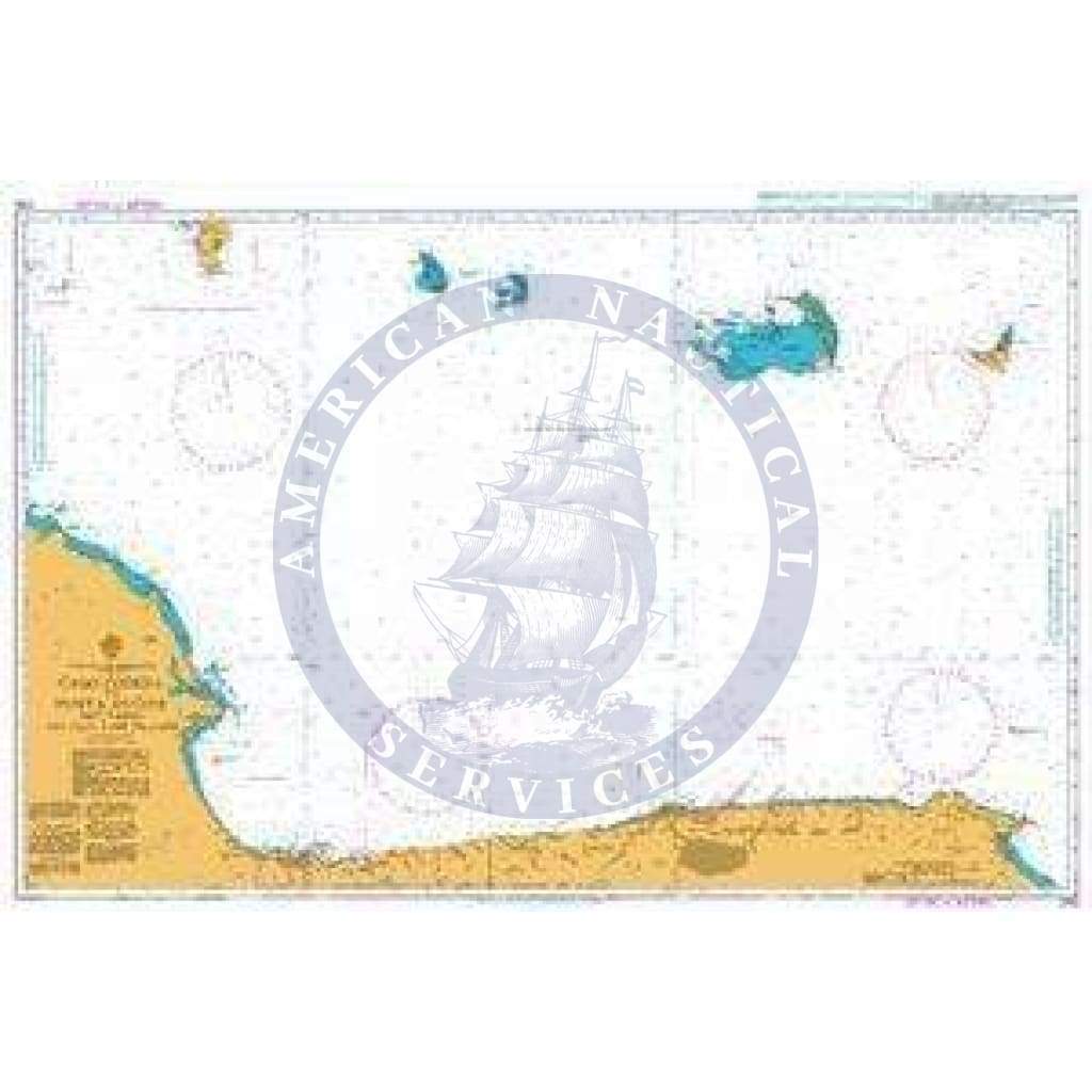British Admiralty Nautical Chart 2192: Venezuela and Nederlandse Antillen, Cabo Codera to Punta Agüide including the Outlying Islands