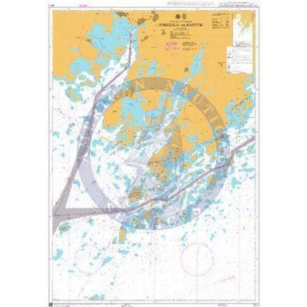 British Admiralty Nautical Chart 2211: Baltic Sea - Gulf of Finland, Porkkala and Kantvik