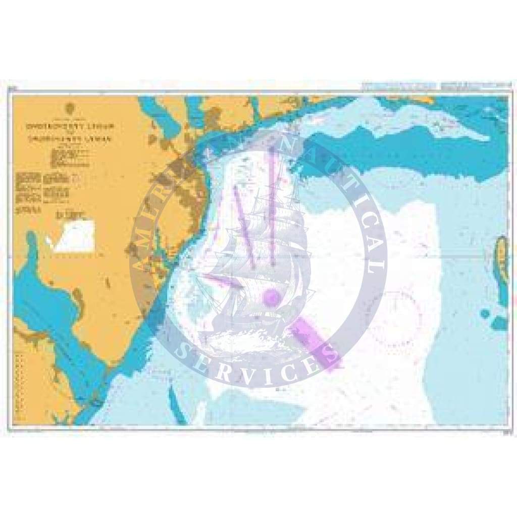 British Admiralty Nautical Chart 2212: Dnistrovs`kyy Lyman to Dniprovs`kyy Lyman