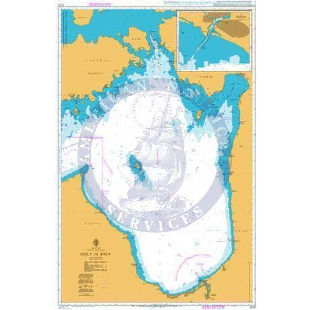 British Admiralty Nautical Chart  2215: Baltic Sea - Estonia and Latvia, Gulf of Riga