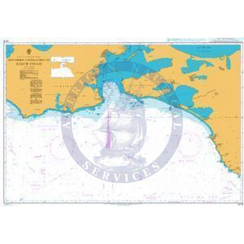 British Admiralty Nautical Chart  2216: Southern Approaches to Kerch Strait