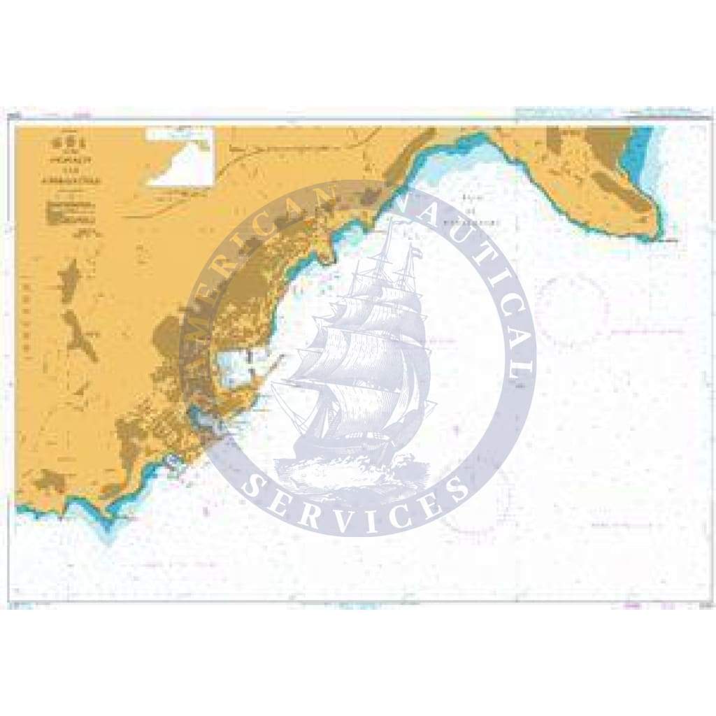 British Admiralty Nautical Chart  2244: Monaco and Approaches