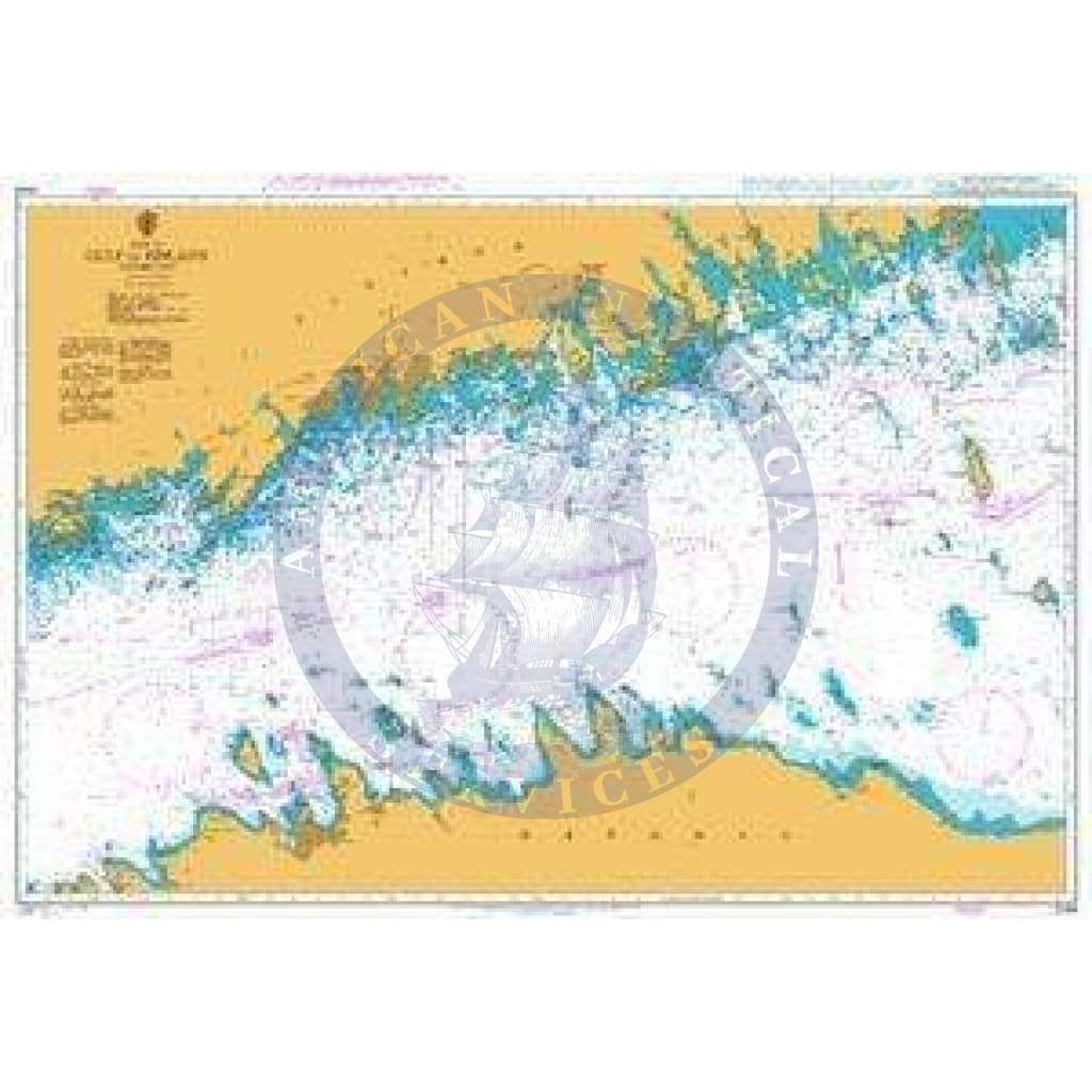 British Admiralty Nautical Chart 2248: Baltic Sea, Gulf of Finland - Western Part