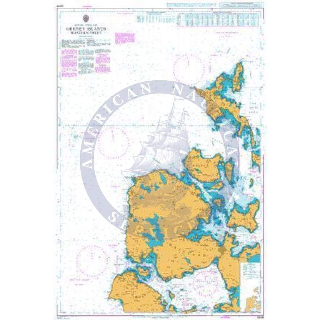 British Admiralty Nautical Chart 2249: Scotland - North Coast, Orkney Islands, Western Sheet