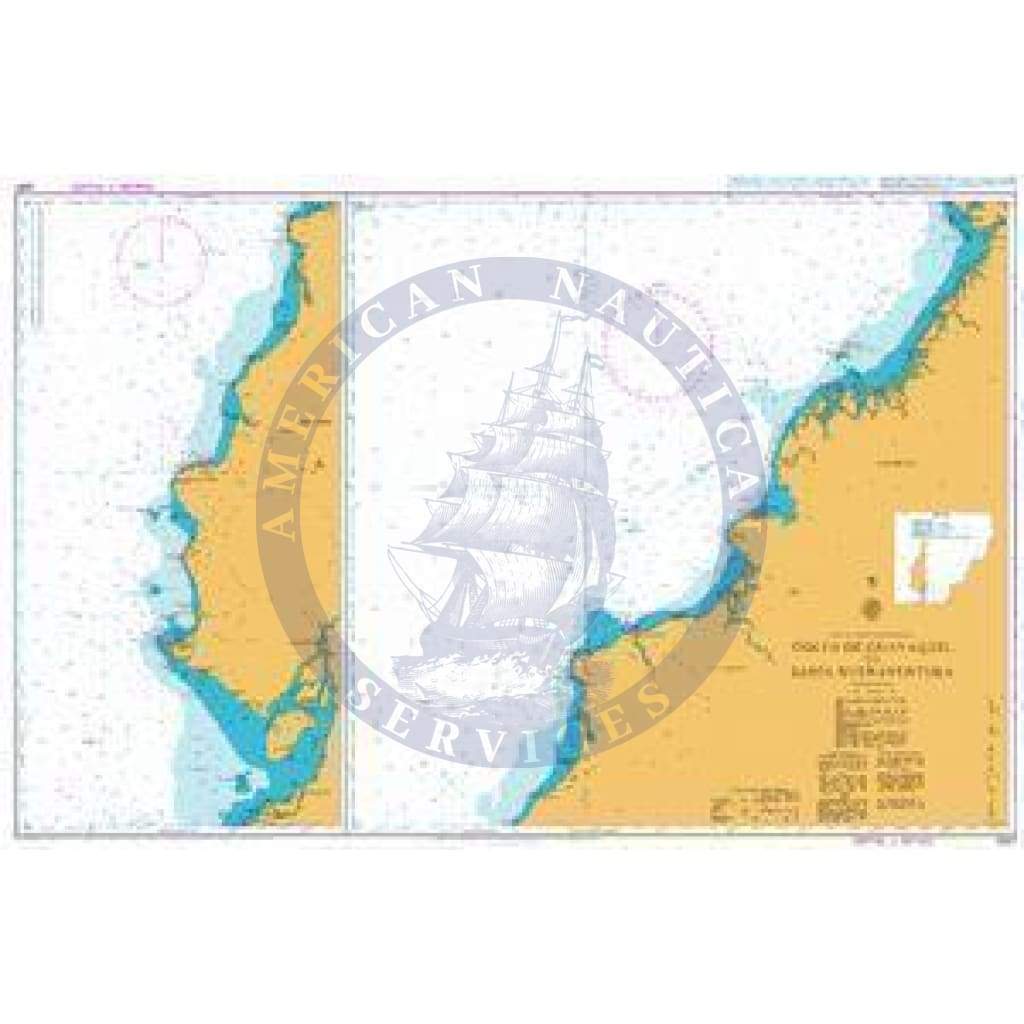 British Admiralty Nautical Chart  2257: Golfo de Guayaquil to Bahia Buenaventura