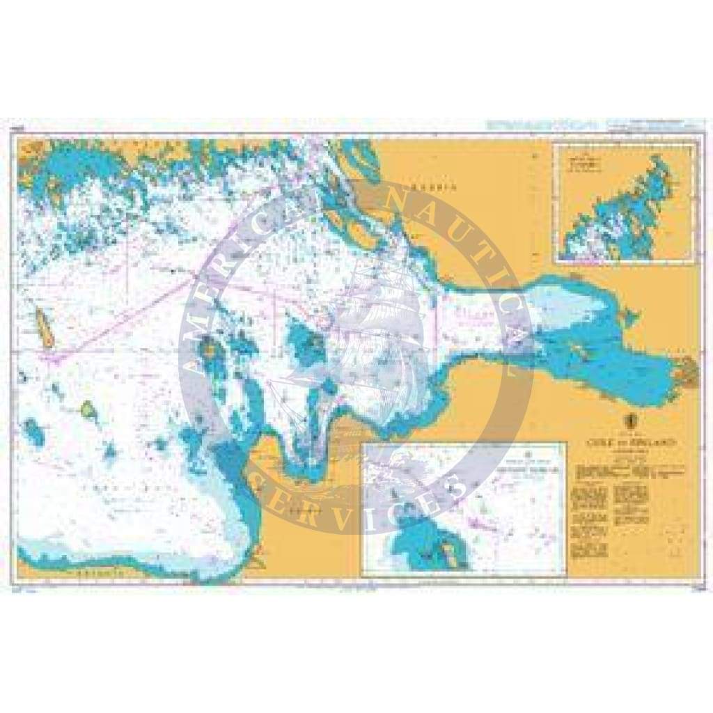 British Admiralty Nautical Chart 2264: Baltic Sea, Gulf of Finland, Eastern Part