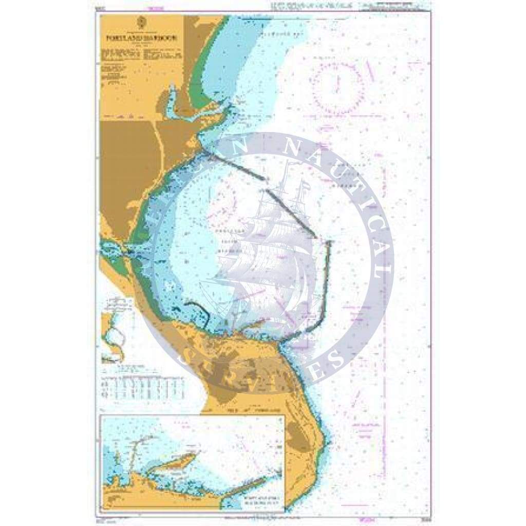 Portland Chart British Admiralty Nautical Chart 2268: Portland Harbour - Amnautical