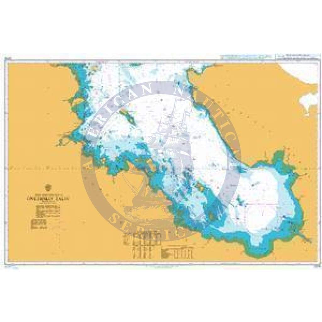 British Admiralty Nautical Chart 2275: Onezhskiy Zaliv